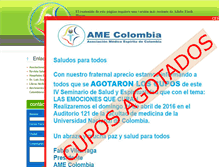 Tablet Screenshot of amecolombia.org